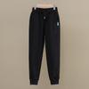 Women's Velvet Lined Harem Sweatpants: Winter Korean Style, Loose Cuffs, Elastic Waist, Slim Fit.