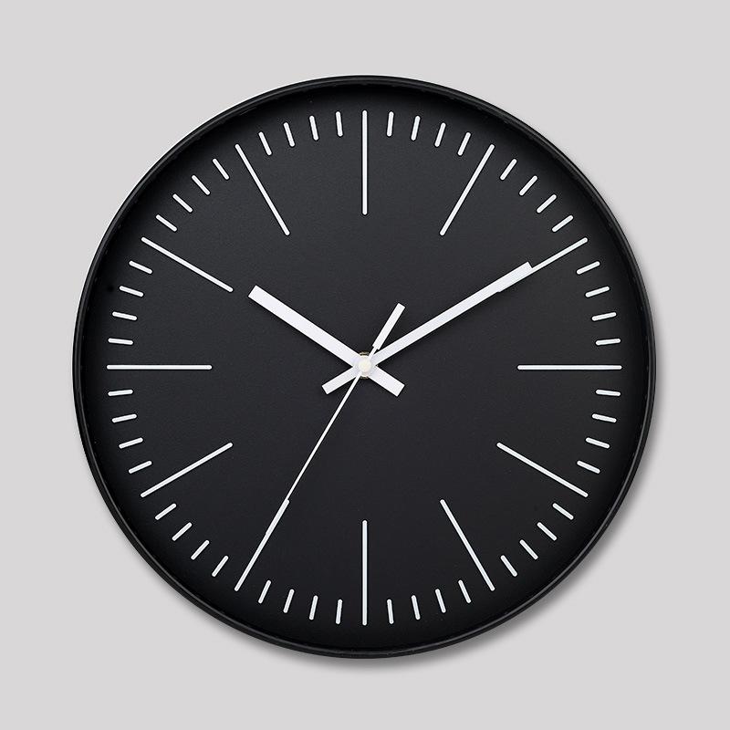 12 Zoll 30CM Leise Wanduhr, Kreativ und Modisch, Dreidimensionale Digitale Minimalistische Uhr für Zuhause Wohnzimmer