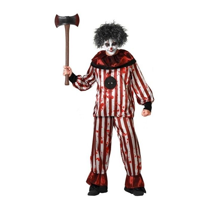 Kostyme Mann Klovn striper Halloween
