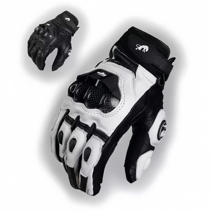 Motorcycle Gloves Afs6  Afs18 Security Protection Windproof Motocross Mittens Touch Screen Men's Leather Motorbike Glove
