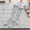 Summer Lightweight Ankle-length Stockings - Children's Open-weave Mesh Polka Dot Bow Tie Long Stockings - Versatile Half-length Stockings