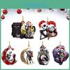 Nightmare Before Christmas Jack Sally Weihnachtsbaum Anhänger Halloween Deko Acryl Geschenk