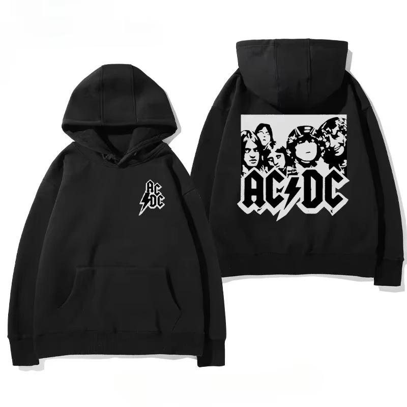 Men's Hip Hop Punk Style Hoodie - Rock Band Autumn/Winter Casual Fashion Sweatshirt
