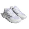 Adidas Gamecourt 2.0 Cloud White Silver Metallic Women's Sneakers HQ8476