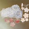 Professional Grade Transparent Nail Silicone Mold With Intricate Sakuras Detailing Manicure Mould For Creative Accessories