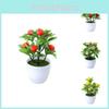 Simulated Plastic Lemon Peach Strawberry Fruit Tree Potted Artificial