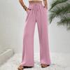 Women's Casual And Fashionable Versatile Color Floor Sweeping Wide Leg Casual Pants
