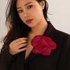 Fashionable Fabric Flower Brooch Unique Fabric Flower Lapel Pin Dainty Brooch Pin for Anniversary Celebrations