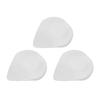 3PCS LED Guitar Picks ABS Material Illuminated Bass Guitar Plectrum Built in Battery White Light