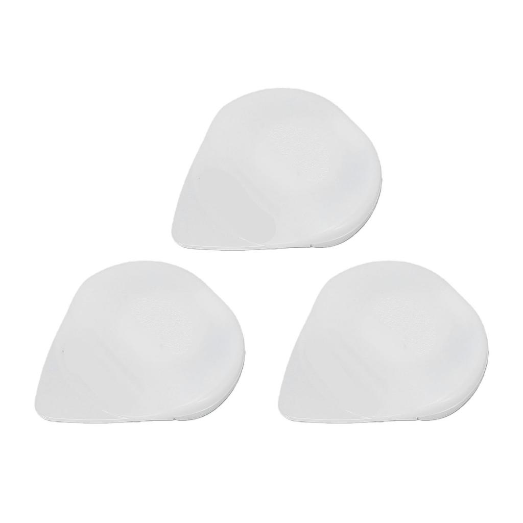 3PCS LED Guitar Picks ABS Material Illuminated Bass Guitar Plectrum Built in Battery White Light
