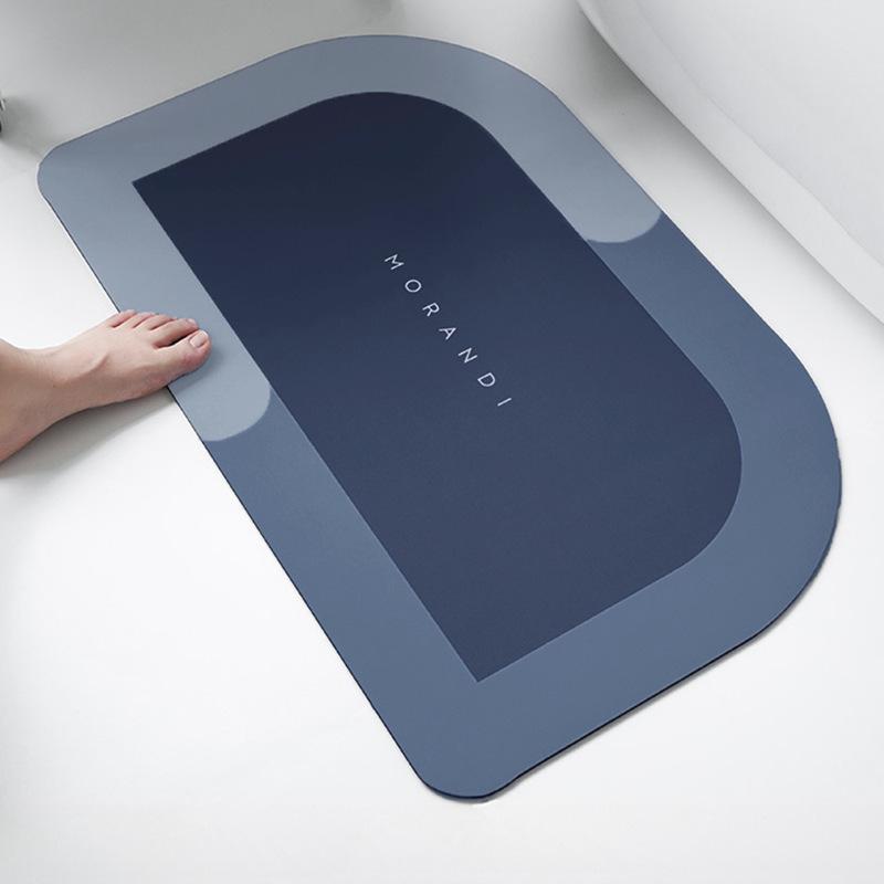 

Килимок для ванної кімнати, що вбирає вологу, Килимок для ніг з діатомової землі для ванної кімнати, Туалетний килимок проти ковзання, Швидковисихаючий килим, Силіконовий килимок проти ковзання 40*60cm