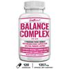 Balanced Complex Capsules, Containing Oregano, Black Walnut, Aloe Vera, Enzymes, and a Probiotic Blend, Suitable for Adults.
