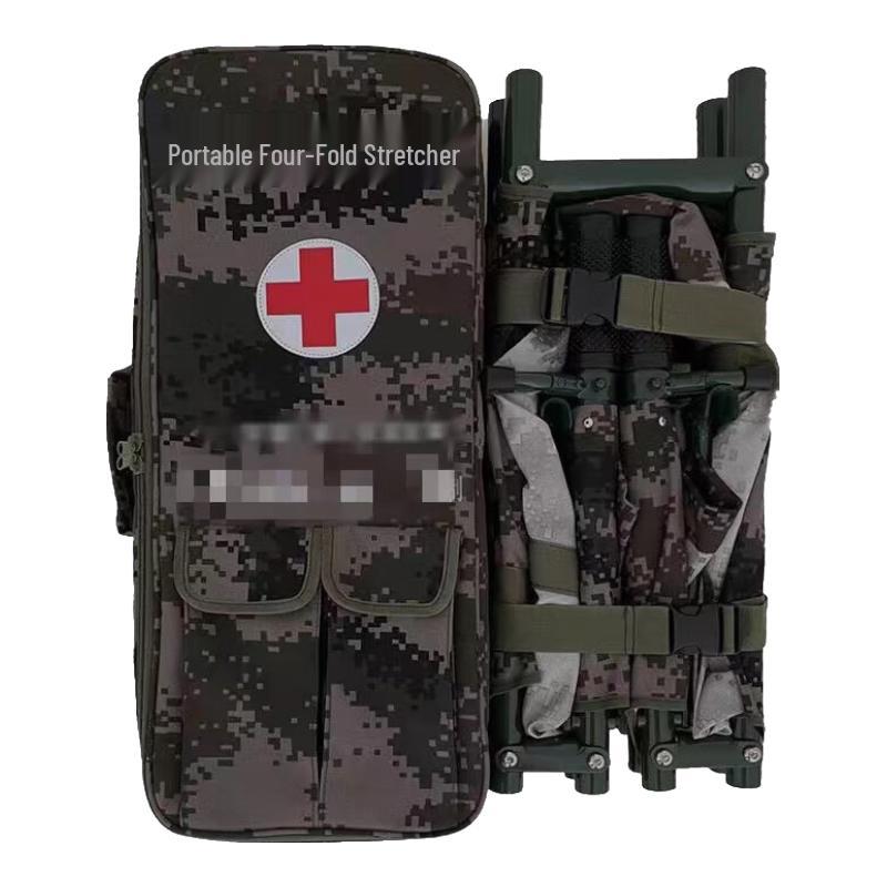 Jinying Portable Aluminum Alloy Four-Fold Stretcher