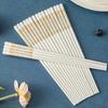 Jingdezhen Premium Anti-Mold Anti-Slip Ceramic Chopsticks - 10-Pair Set