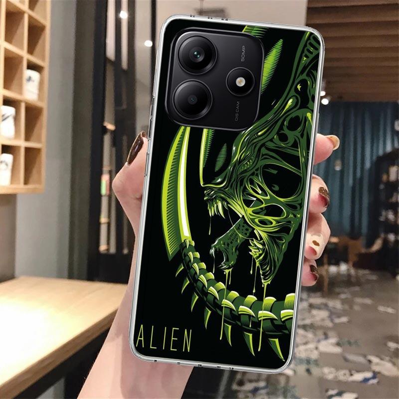 

Cool A-Alien X-Xenomorph Silicon Phone Case For Xiaomi Redmi Note 14 14S 13 12 12S 11 Pro Plus 11S 10 10S 11T 11E 4G 5G Soft Cov Redmi Note 14 5G