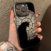 Luxury Castle Black Cat Phone Case for Samsung Galaxy S25 S24 Ultra S23 FE S21 S22 Plus A54 5G A55 A35 A25 A16 A15 A24 A34 Cover