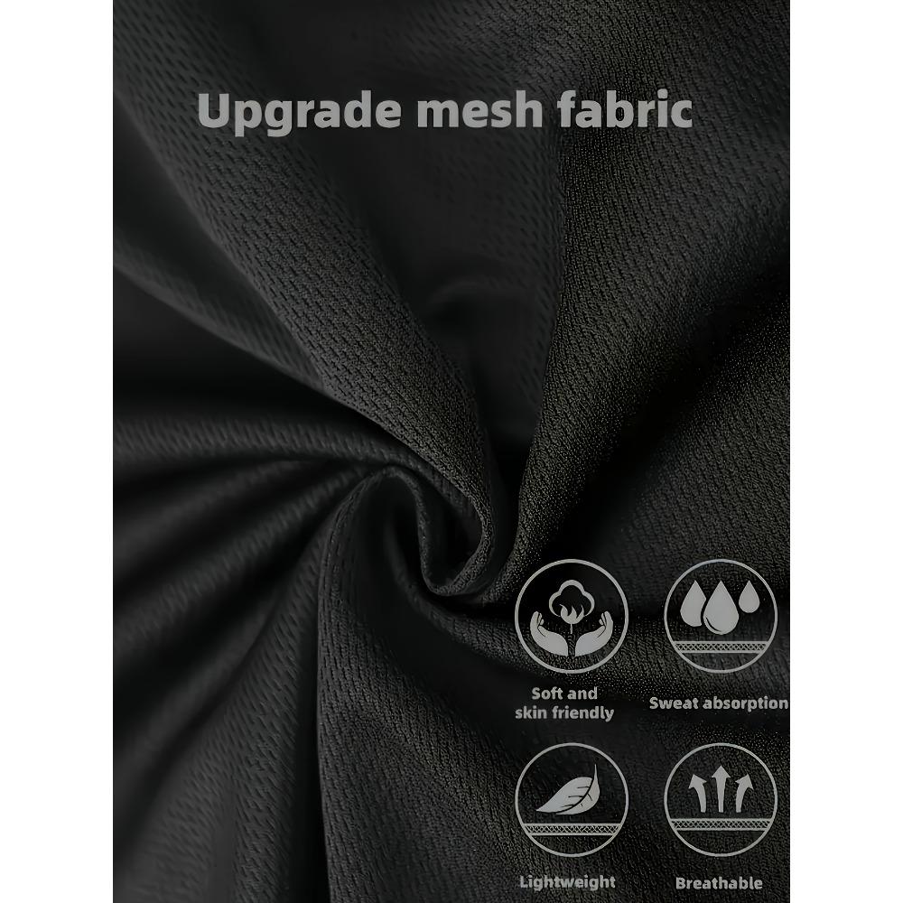 Herren Stilvolles Lässiges Zweiteiliges Set Schwarz Kurzarm-T-Shirt Outdoor-Aktivitäten, Outdoor-Bekleidung