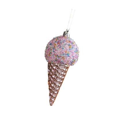 Glittering Christmas Baubles Decoration Shatterproof Waterproof Plastic Christmas Tree Ornament For Window Display