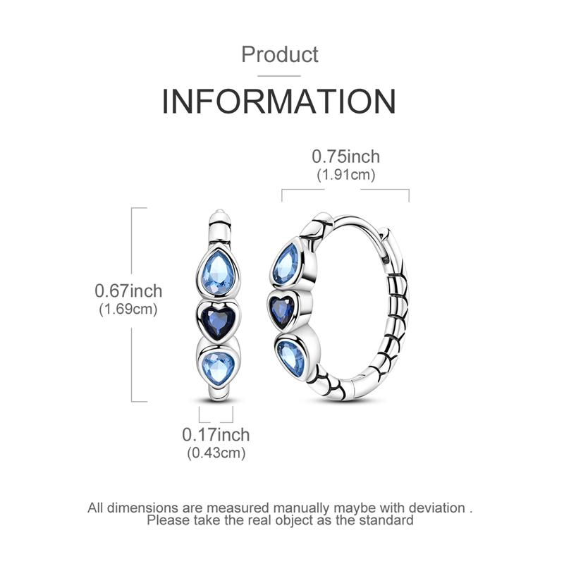 New 925 Sterling Silver Earrings Butterfly Turtle Wings Stars Moon Star Hoop Earring for Women Making Jewelry Gift
