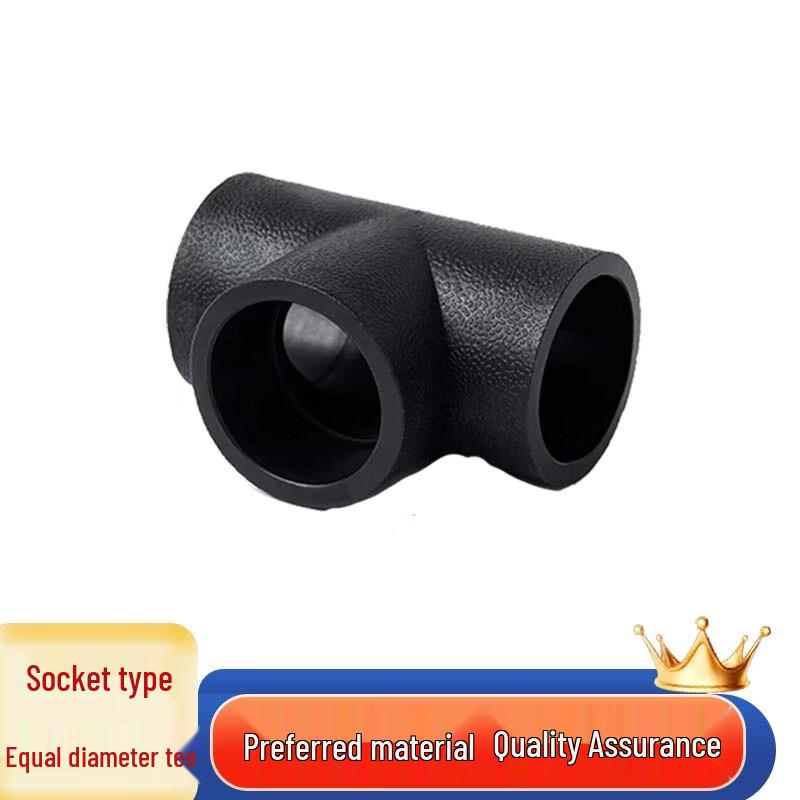 Saizes PE Socket Equal Tee Pipe Fitting