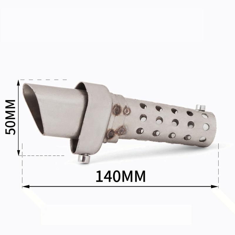 Motorcycle Parts Exhaust Large Hex Muffler Compatible with ATV Dirt Bike Universal Back Pressure Core Noise Reduction Plug