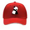 Cute Peeking Panda And Sitting Panda Illustration Sandwich Baseball Cap Sun Cap Outdoor Workouts Hat
