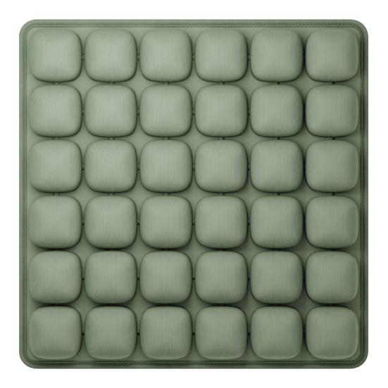 Reisepute 3D Luftoppblåsbar Sittepute med Sklisikker Bunn Ergonomisk Design Pustende Justerbar Bærbar Reisesittepute