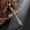 Virgin Cross Women's Clavicle Chain Fashion New Men's Jewelry High-Level Simple Pendant Necklace