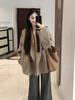 Korean Chic Hepburn Woolen Coat - Women's Mid-Length Suit Collar Jacket for Autumn/Winter