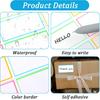 240 Pcs Reble Dry Erase Labels Sticky Notes for Storage B Organizing Jar Pantry, Waterproof Removable Label Stickers for Kitchen Office School All