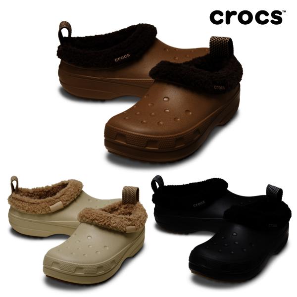 Crocs Unisex Classic Lined Shorty 3 Types 211380 2ey Other Crocs Sandals Slippers Gibbitz Boots Fur Shoes 2113802EY (sepia)/M5W7(240)