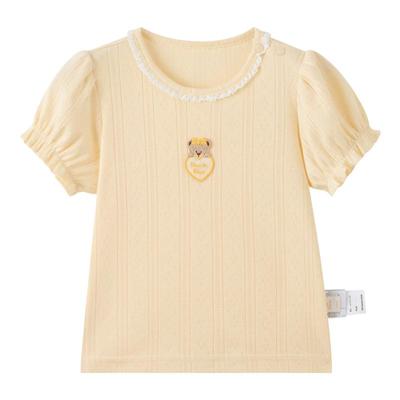 PawinPaw Girls' Cartoon Bear Print T-Shirt
