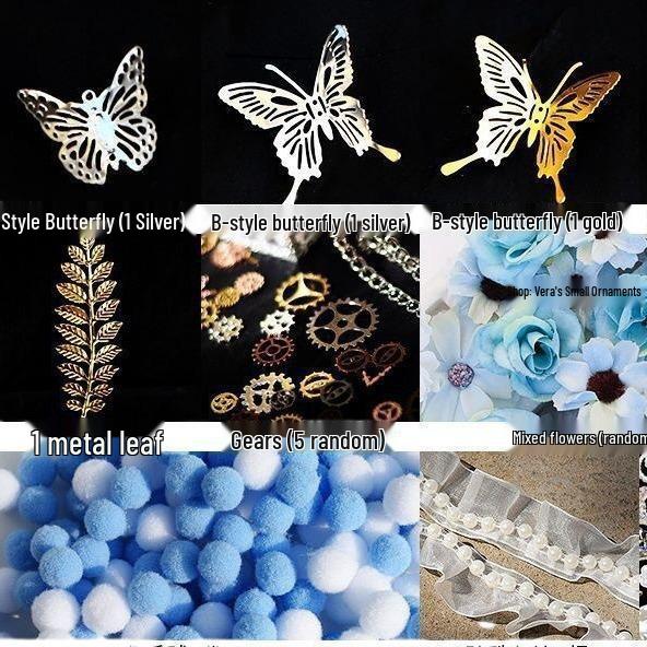 Baji Tuo Pain Bag Material Set: Ornaments, Filling, Props, Accessories, Tying Board, Fixing Glue.