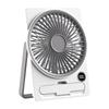 Ultra Thin Rechargeable Fan, Silent Desk Fan With Mobile Phone Holder, 180° Tilt Folding, Can Be Hung And Stood, Suitable For Home Desktop