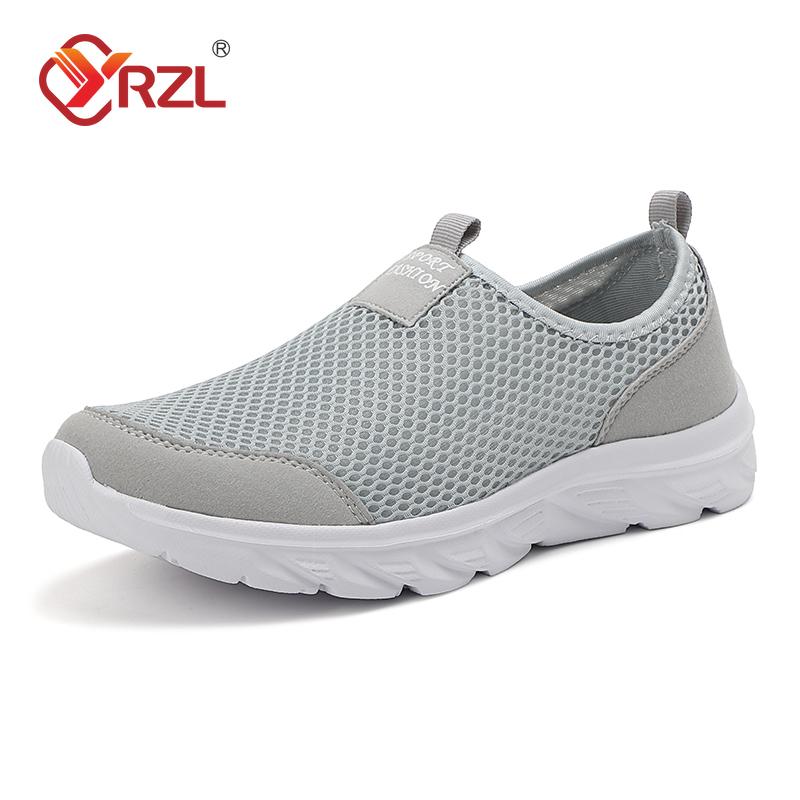 

Mesh Shoes for Men Breathable Summer Lightweight Driving Comfortable Casual Shoes Black Slip-On Driving Male Loafers 47 світло-сірого кольору
