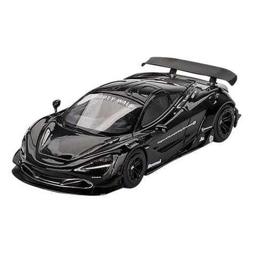 MINI GT X MiJo Exclusives 1/64 Scale McLaren 720S LBWorks Black (Left-Hand Drive) Finished Product