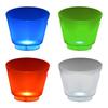Durable Plastic Parties Ice Buckets With Colorful LED Light Large Capacity For Outdoors Event