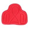 Saddle Pad PU Leather Close Fit Shock Absorbing Thickened Breathable Western Saddle Pad for Equestrian Riding