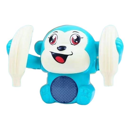 

Игрушки для малышей Игрушка для ползания обезьянки Обучающая электрическая игрушка-обезьянка с подсветкой и звуками Режим голосового управления Интерактивная сенсорная игрушка синий