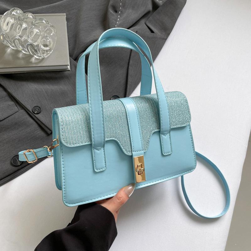 Summer New High-value Portable Handbag Commuter Women's Shoulder Messenger Bag Foreign-style Simple Bag