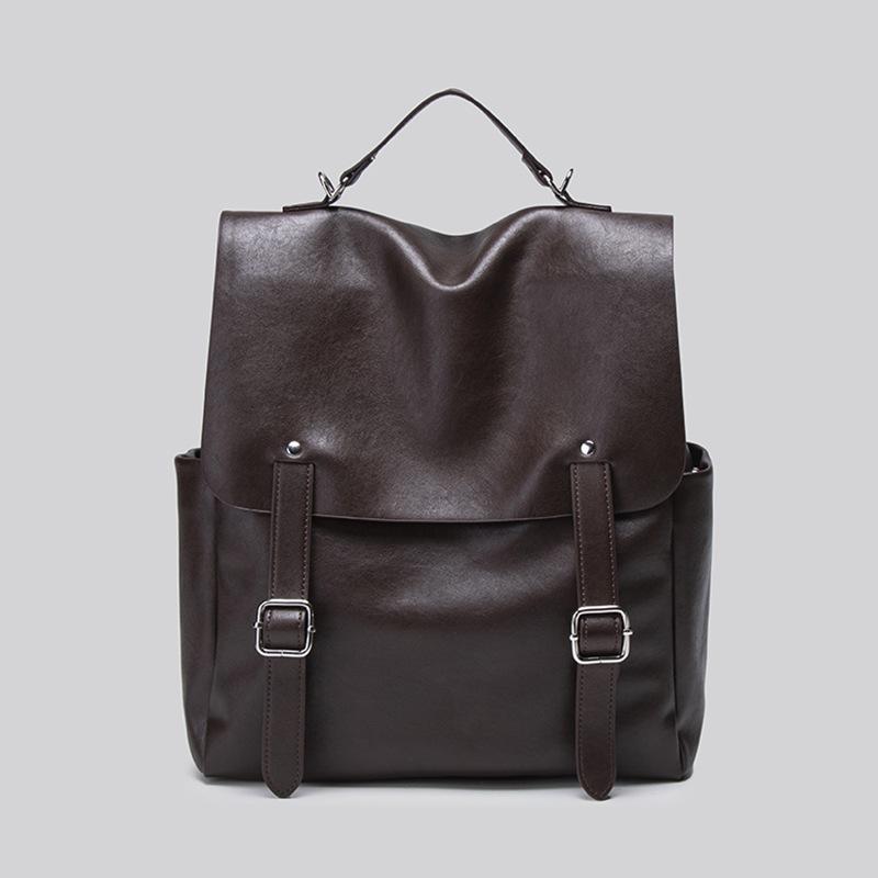Women Large Capacity Backpack High Quality Pu Leather Vintage Bags for Women School Bags Travel Rucksack Ladies Bookbag Knapsack