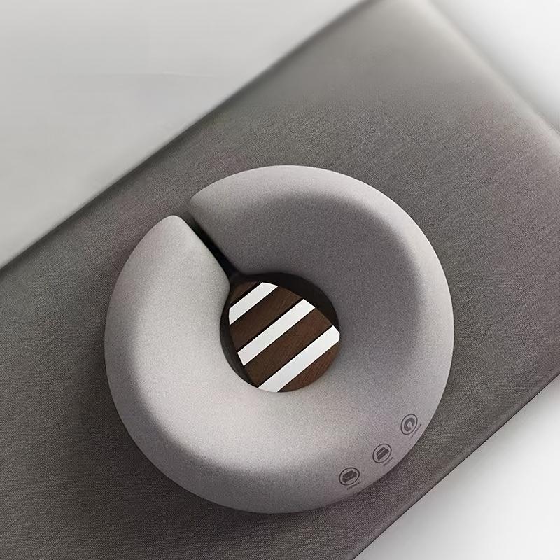 [Reversible Massage Pillow] 1pc Reversible U-Shaped Massage Pillow | Heavy-Duty Soft Face/Prone Cushion for Spa, Facial,Salon/Bed Use | Zippered Cover