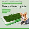 Non-Toxic Reusable Silicone And Pp Leak-Proof Dog Potty Training Pads - Indoor Pet Toilet With Grass Surface For Easy Cleaning Hygien Pup