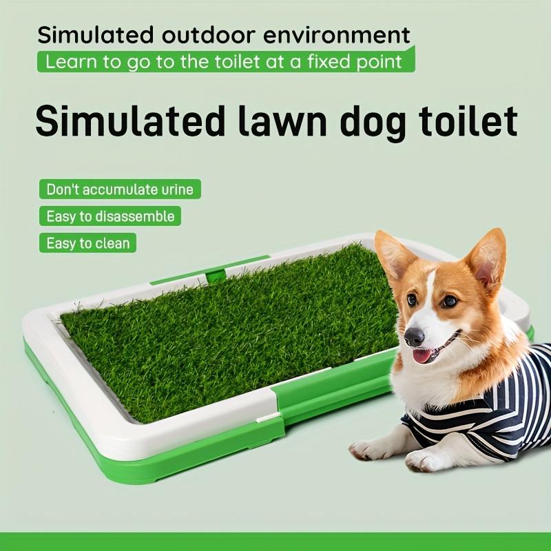 Non-Toxic Reusable Silicone And Pp Leak-Proof Dog Potty Training Pads - Indoor Pet Toilet With Grass Surface For Easy Cleaning Hygien Pup