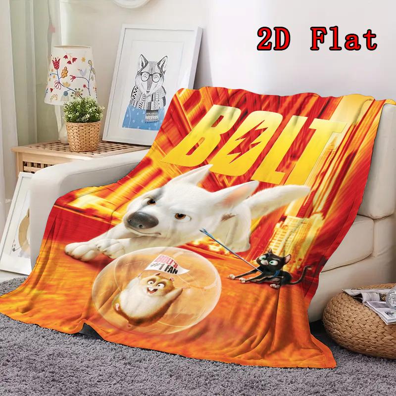 Bolt 2D Flat Pattern Flannel Blanket High quality All Seasons Warmth and Comfort Perfect for Christmas Gifts.NMT0928389