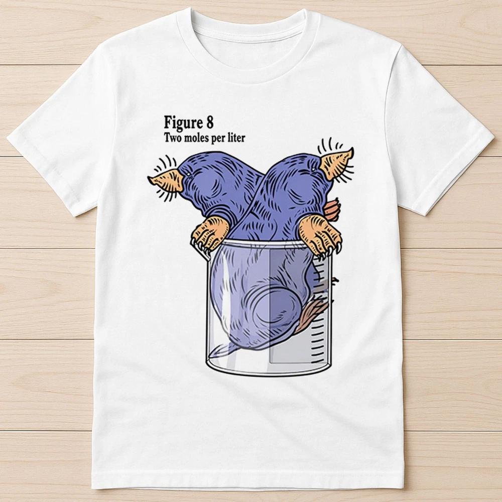 Two Moles Per Liter Funny Chemistry Science Avogadros Day Gift Tee T Shirt 8026 S
