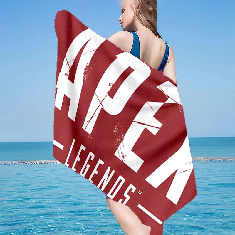 Apex Game Microfiber Beach Towel, Soft And Absorbent, Quick-Dry, Ideal for Summer Travel, Beach Essential, Swimming Pool Gifts