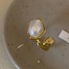 Irregular Baroque Imitation Pearl Rings for Women Gold Adjustable Rings Korean Fashion Jewelry Party Luxury Accessory