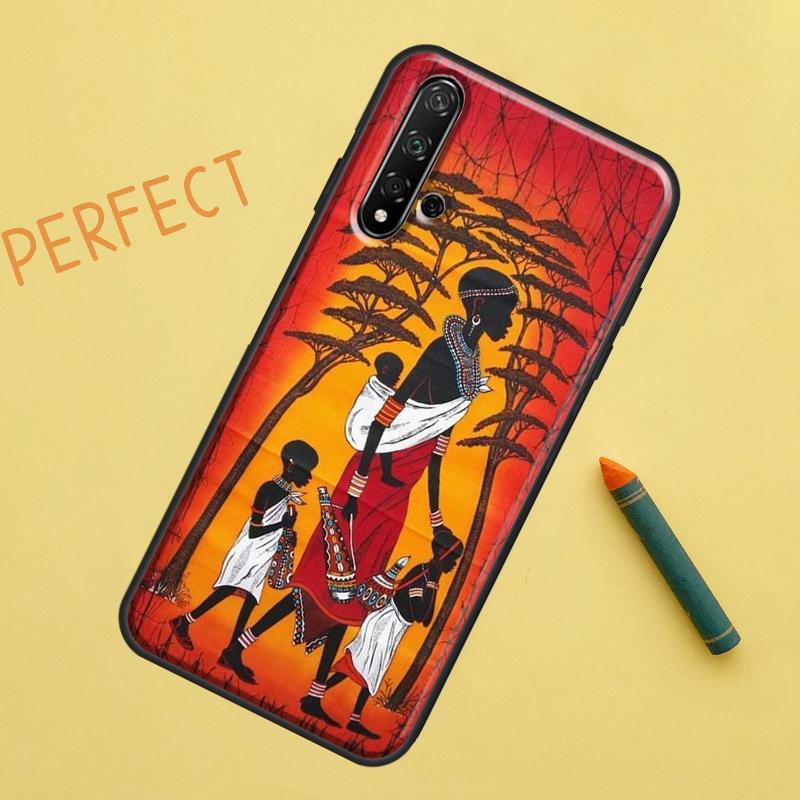 South Africa Woman For Huawei Nova Y91 Y70 Y72 Y73 Y60 Y90 Y61 8i 7i 11i 12i 12s 9 10 SE P20 P30 P40 Lite Case
