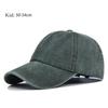 Baseball Cap Kid Baseball Cap Solid Cap Spring Autumn Cap Summer Hat Pure baseball cap cowboy Water washing Hats Hat